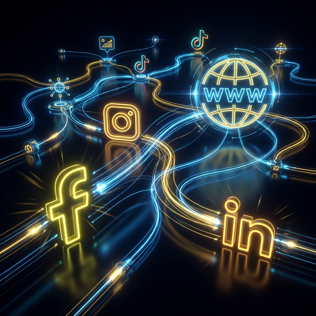 Nowoczesna sieć social media i WWW